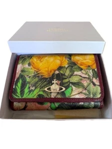 Vivienne Westwood Floral Bi-fold Wallet with Box Multicolor - Picture 1 of 8