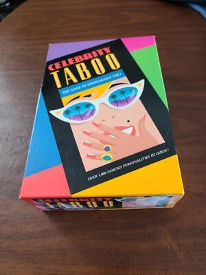 CELEBRITY TABOO Game vintage 1991 - Image 1 of 4