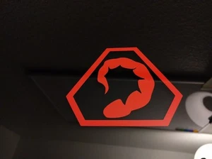 2 Pack Command & Conquer NOD Gloss Red Vinyl Decal Sticker 4"1/2 x 3" 3/4 - Foto 1 di 7