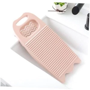 Washboard for Hand Washing Clothes Portable Plastics Wash Board with Soap Pink - Picture 1 of 8