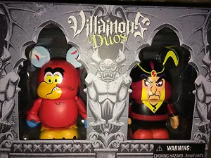 Jafar and Iago from Aladdin 3" Vinylmation Villainous Duos Set 2 LE 1500 - Imagen 1 de 3