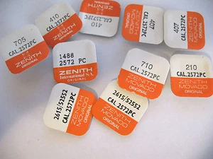 ZENITH 2572,2572C,2572PC,2562,2562C,2562PC ASSORTED MOVEMENT PARTS - Picture 1 of 15