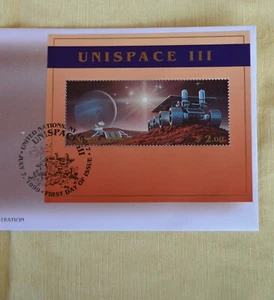 VTG July 1999 United Nations Postal Admin First Day Cover FDC Unispace III UN $2 - Picture 1 of 7