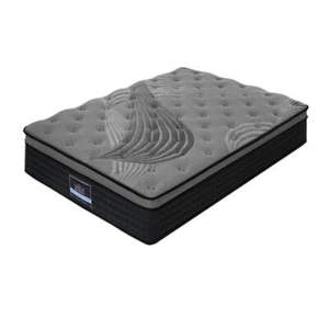Giselle Bedding KING SINGLE Size Mattress Bed Pocket Spring Foam Bamboo 34cm New - Picture 1 of 8
