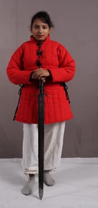 Female Gambeson, Women Gambeson, Quilted Gambeson for female - Picture 1 of 40