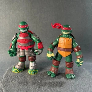 Teenage Mutant Ninja Turtles Samurai Raphael Action Figure Lot 2012 Playmates - Picture 1 of 12