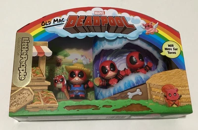 SDCC 2025 Mattel Fisher-Price Little People Collector Deadpool Set Exclusive - Image 1 of 2