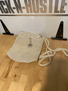 The Sak Originals crochet mini backpack bag purse Tan New Never Used - Picture 1 of 6