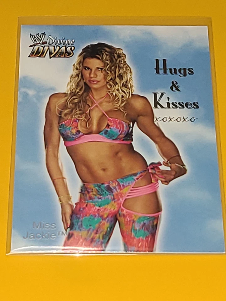 WWE WWF MISS JACKIE 2003 FLEER DIVINE DIVAS HUGS & KISSES #13 OF 14HK - Image 1 of 1