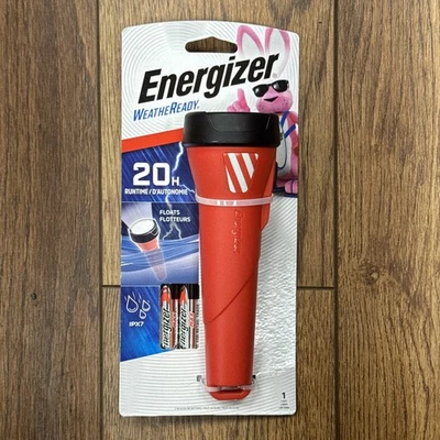 Linterna LED Energizer WeatherReady 100 lúmenes negra/roja ¡Batería AA INCLUIDA! Foto 1 de 4
