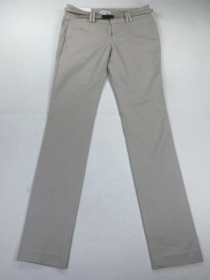 Calvin Klein Womens BeigeBody Fit  Skinny Mince Slim Pants Size 0x32 Career NWT - Image 1 of 4