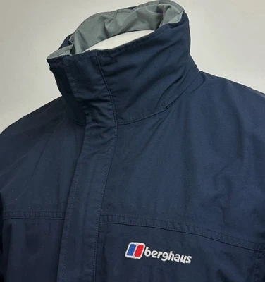 Berghaus | RG1 Waterproof Jacket Large (Navy) Outdoors Mountains Walking - Image 1 of 4