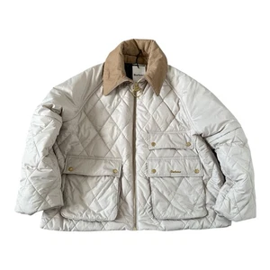 BARBOUR Milby Steppjacke Oatmeal UK 18 XXL Barbour International Mantel 199£ - Bild 1 von 20