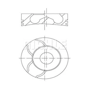 Piston MAHLE for Sprinter 4-T Vario 3-T 2-T Istana E-Class G-Modell G-Class 001 - Picture 1 of 6