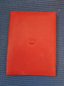 Donna Elena Soft Red Leather Passport cover - Picture 1 of 3
