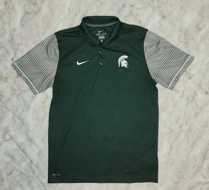 NIKE MICHIGAN SPARTANS EARLY SEASON COACHES POLO SHIRT MEN'S SIZE LARGE EUC - Bild 1 von 12