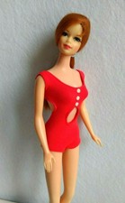 Stacey TNT Red Swimsuit 60er HTF Badeanzug OSS Vintage Barbie -no doll- !