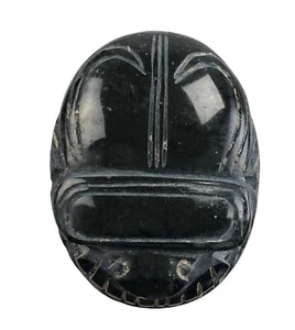 Escarabajo de ónix negro tallado - Imagen 1 de 6