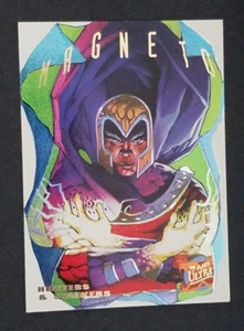 1995 FLEER ULTRA X-MEN JUNTERS & STALKERS #8/9 MAGNETO FOLIENEINSATZ - Bild 1 von 2