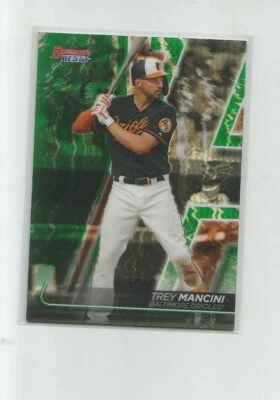 2020 Bowman's Best Green Refractors #58 Trey Mancini  04/99 - Image 1 of 2