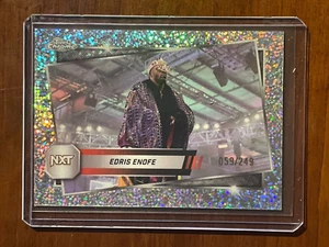 2025 Topps WWE Chrome *#94* *Speckle Refractor* Edris Enofe *#/249* - Picture 1 of 3