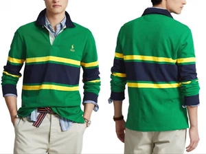 Polo Ralph Lauren Rugby Polo Shirt Retro Sweater Sweatshirt Jumper Pullover XXL - Picture 1 of 21