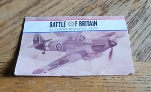 MARSHALL Islands - Battle of Britain $5 Crown - 1990 M - BU - Descriptive Folder - Picture 1 of 5