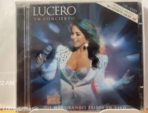 Rare No Longer Made CD & DVD Lucero de Mexico en concierto Electricidad llorar - Foto 1 di 2