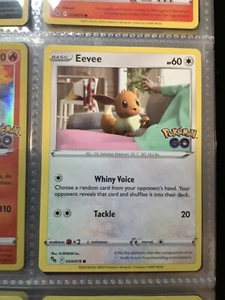 MINT/NM Eevee Common - 054/078 Pokemon GO - Picture 1 of 2