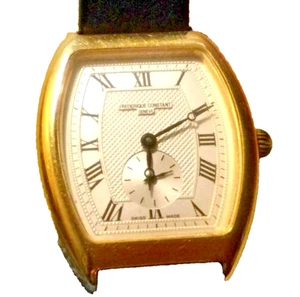 Frederique constant watch unisex watch gold Art Deco design - Picture 1 of 5