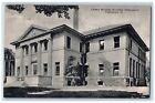 Champaign Illinois Il Postcard Library Building Burnham Athenaeum C1910 Vintage