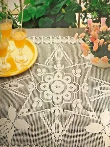 Magic Crochet # 37 Pattern Magazine August 1985 Thread Crochet Doilies Bedspread - Picture 1 of 20
