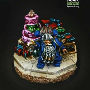 Grombrindal Space marine Dwarf  40 Years of White Dwarf RARE model Pro Painted - Picture 1 of 5