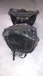 Motorrad Überwurftaschen / Satteltaschen aus Leder - Bild 1 von 5