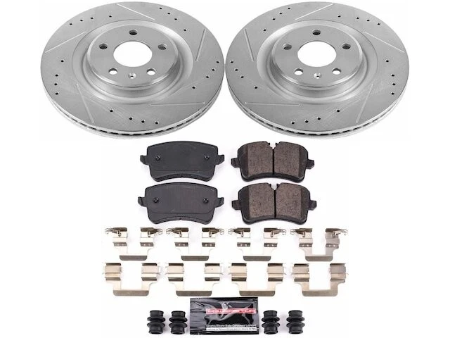 Kit de pastillas de freno trasero y rotor para 12, 15-21 Porsche Macan A7 Quattro XZ58V1 Foto 1 de 1