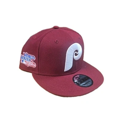 New Era Philadelphia Phillies MLB 950 9Fifty 1980 World Series Snapback Hat - Image 1 of 4