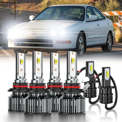Kit combinado de luces antiniebla de haz alto bajo LED para Acura Integra 1994-1997 Foto 1 de 4