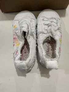 Scarpe da ginnastica Blowfish Malibu US 11 per bambini in tela Play-K con punto floreale - Foto 1 di 11