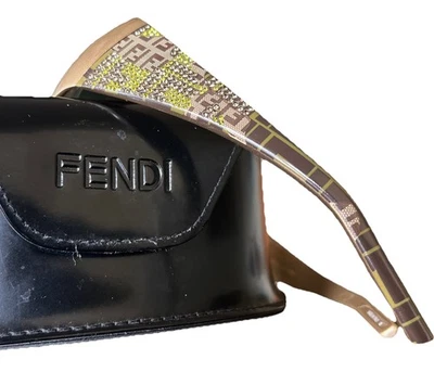 Gafas de sol de gran tamaño edición limitada 1403 FENDI Cold Insert FS 440R  Foto 1 de 4