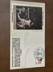 1979 World Series EDDIE MURRAY Gateway FDC Cachet Envelope GAME 3 AUTOGRAPHED - Picture 1 of 3