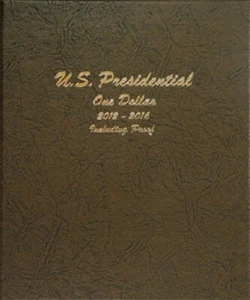 Álbum de dólares presidenciales de calidad Dansco 8185 con pruebas de almacenamiento de monedas 2012-2016 - Imagen 1 de 7