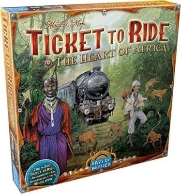 TICKET TO RIDE HEART OF AFRICA MAP COLLECTION VOLUME 3 BOARD GAME - Image 1 of 3