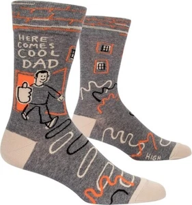 Blue Q lustige Neuheit Crew-Socken für Herren Here comes Cool DAD (Schuhgröße 7-12) - Bild 1 von 1