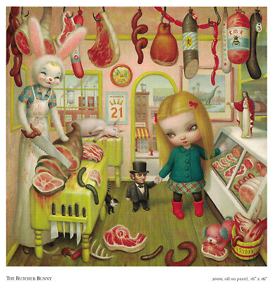 Mark Ryden  The Butcher Bunny (2000)  Image On An Art Book Page Frame It! • 14.95$