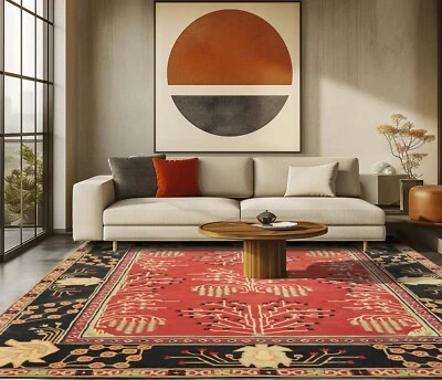 LoomBloom Multi Size Coral Handmade Donegal Art & Crafts Wool Area Rug - Image 1 of 4