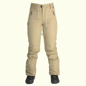 RIDE Women's DISCOVERY Snow Pants - Khaki - Small - NWT - LAST ONE LEFT - Picture 1 of 1