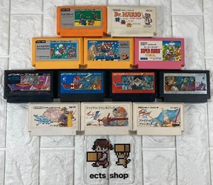 Nintendo famicom Lot Of 12 games Mario Final Fantasy Dragon Quest Masterpie #024 - Picture 1 of 1