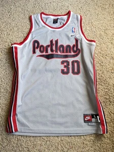 vintage Rasheed Wallace #30 Portland Trail Blazers Jersey NBA Large Length + 2 - Picture 1 of 7