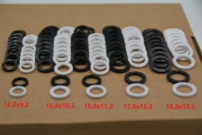 Fitschen Ringe versch. Größen Unterlegscheibe Beilagscheibe Kunststoff - Bild 1 von 3