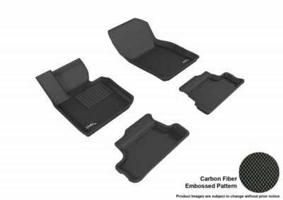 3D MAXpider 2016-2024 Fits Mini Convertible 1st Row 2nd Row Floor Mat Black - Image 1 of 4